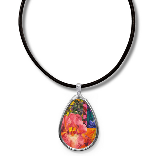 Oval Pendant - "Call Me Crazy"