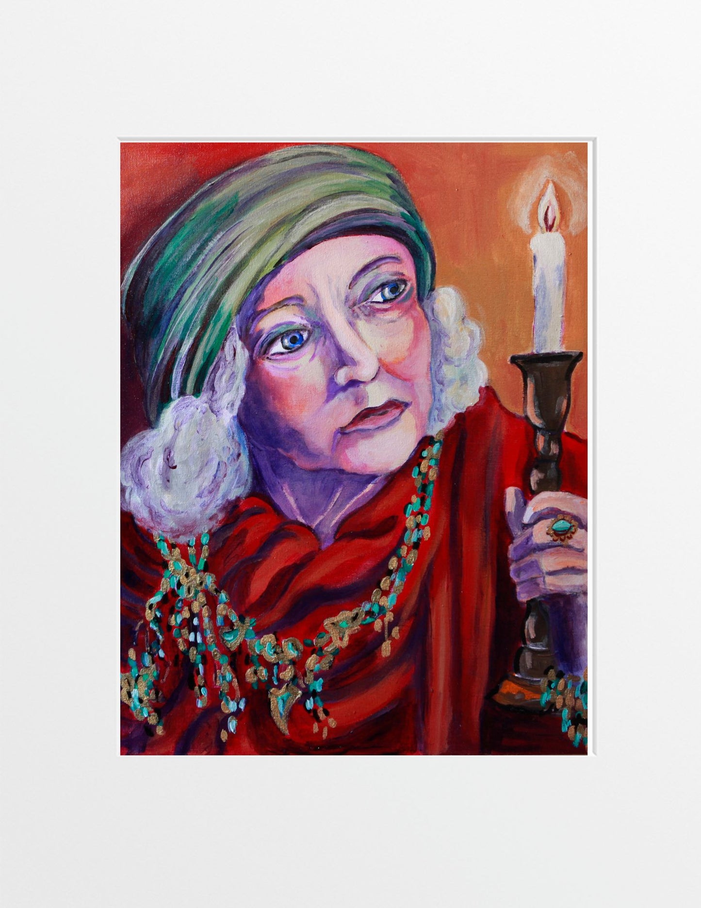 Self Portrait with Candle, Pilar Pobil