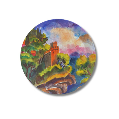 Party Plates  - Landscapes by Pilar, Set of 4