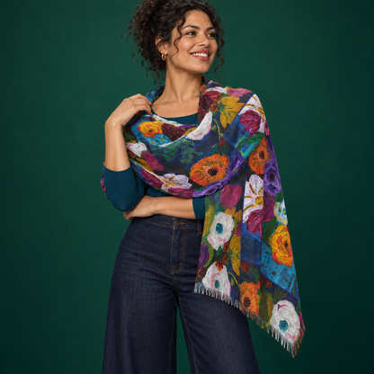 Scarf - Springtime Blooms