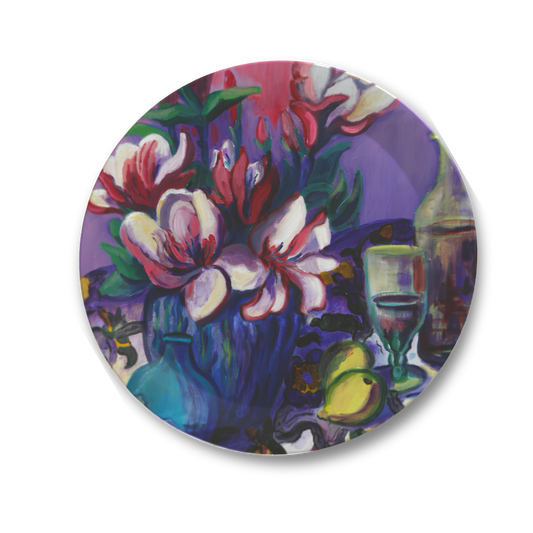 Party Plate -Pink Magnolia