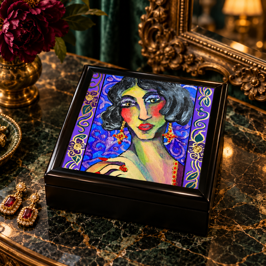 "Bernadette" Jewelry and Keepsake Box