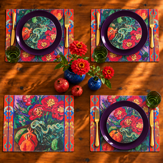 Placemat, Jenny's Pomegranates