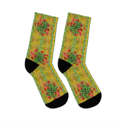 Eco-Friendly Socks - Poppy Party