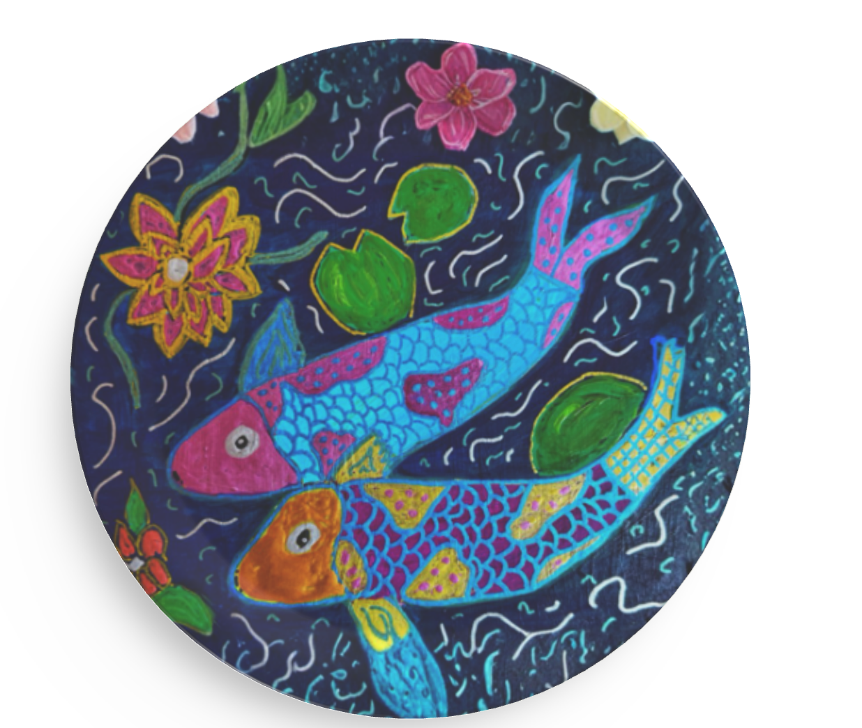 Party Plates - "Bioluminescence" Set of 4