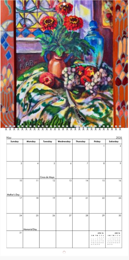 Calendar 2026: Welcome to Casa Pilar!