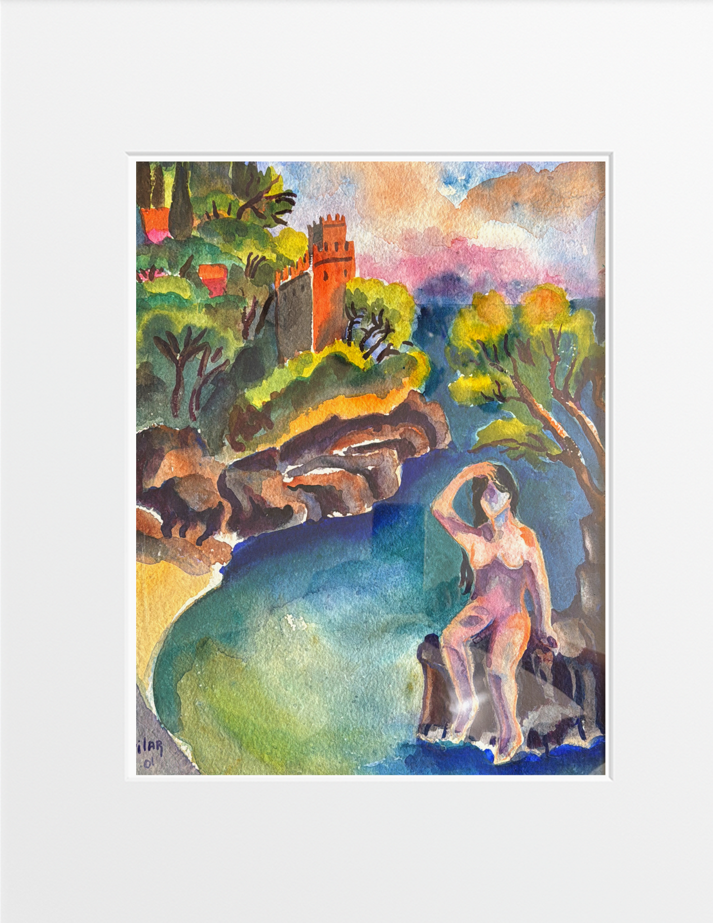 Fine Art Print - The Bather,  Pilar Pobil
