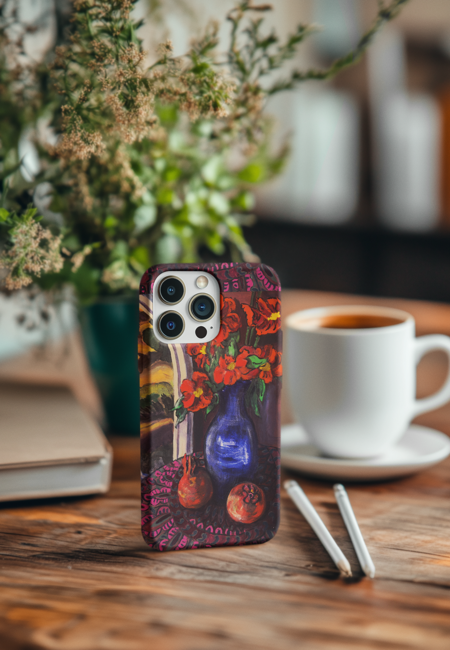 Flores con Granadas - iPhone Case