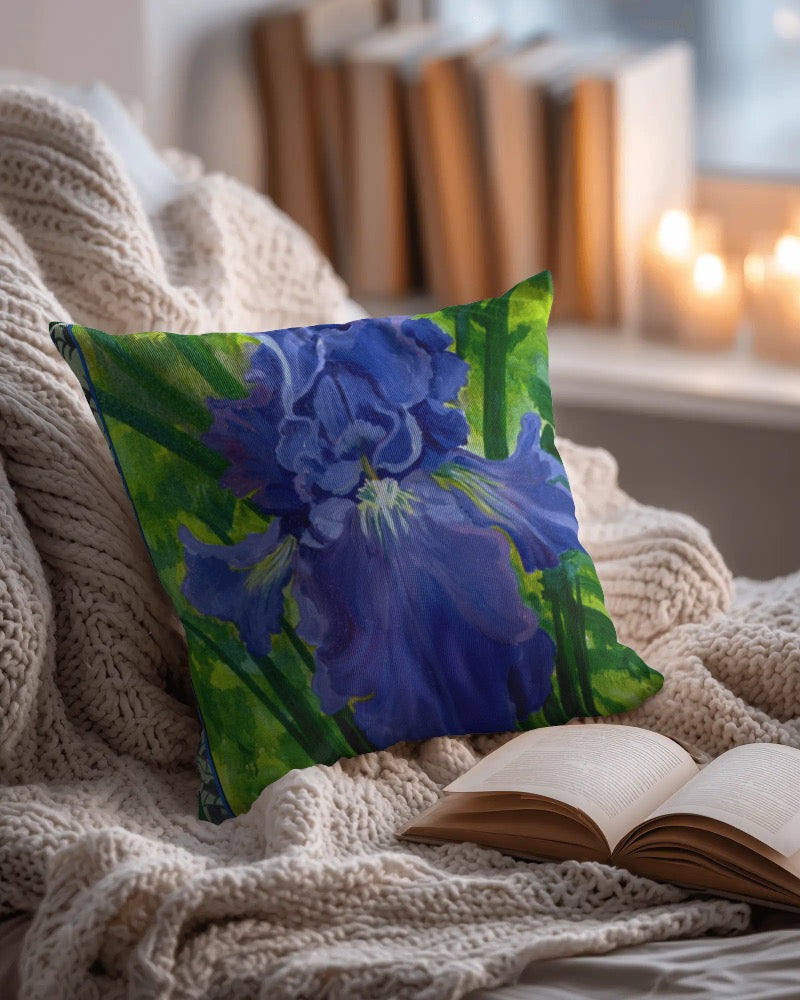 Decorative Pillow - Blue Iris