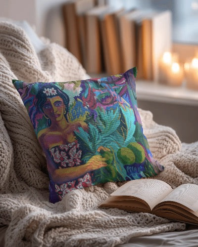 Decorative Pillow - Mujer de la Selva