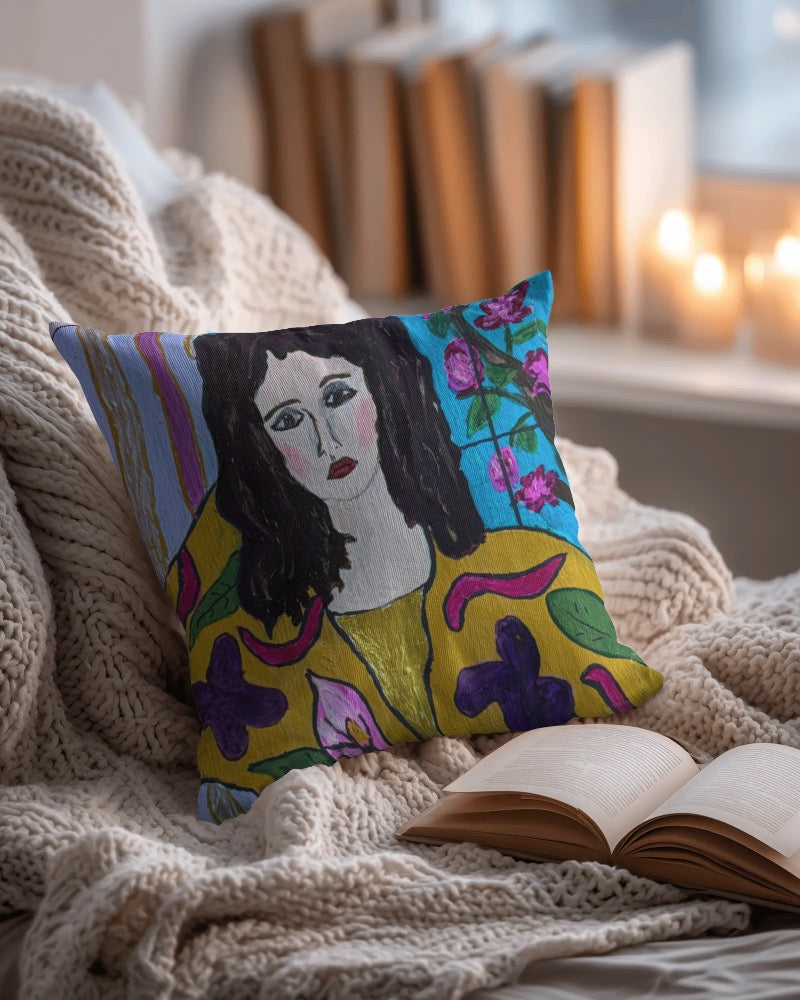 Decorative Pillow - Magnolia Tree