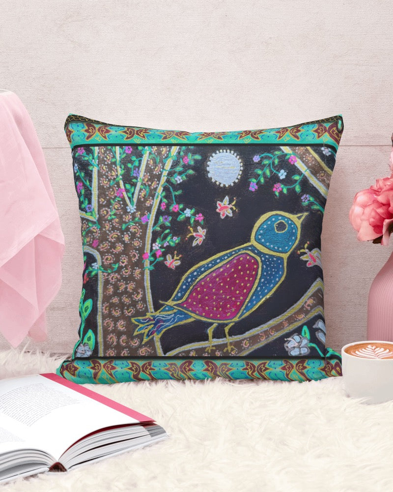 Decorative Pillow - Pajaro y Luna