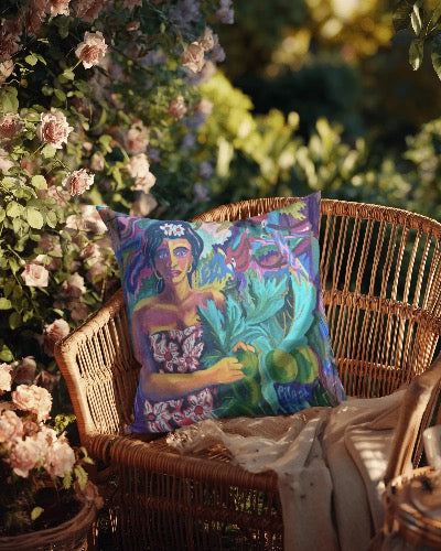 Decorative Pillow - Mujer de la Selva