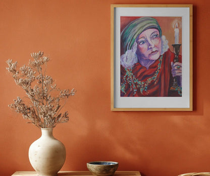 Self Portrait with Candle, Pilar Pobil