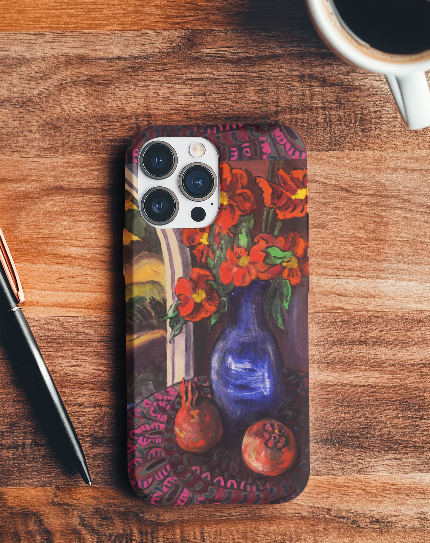 Flores con Granadas - iPhone Case