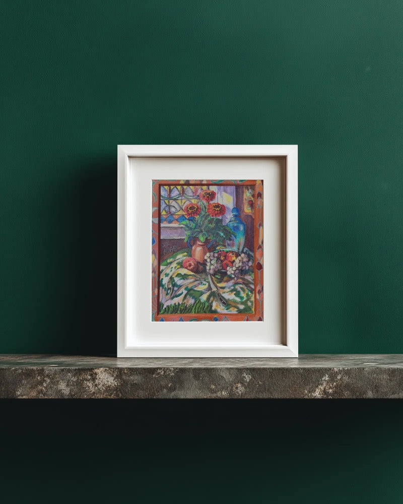 Fine Art Print - Kitchen Zinneas, Pilar Pobil