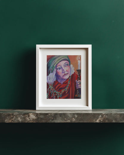 Self Portrait with Candle, Pilar Pobil