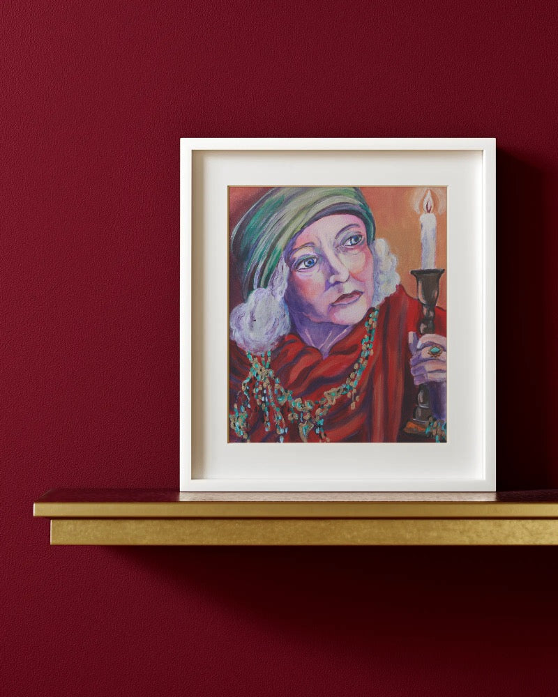 Self Portrait with Candle, Pilar Pobil