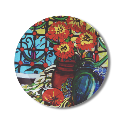 Party Plate -Stained Glass