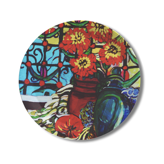 Party Plate -Stained Glass