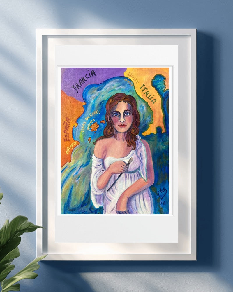 Fine Art Print - "I Came From the Sea With a Paintbrush in My Hand", Pilar Pobil