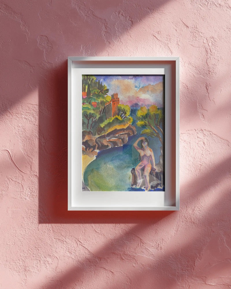 Fine Art Print - The Bather,  Pilar Pobil