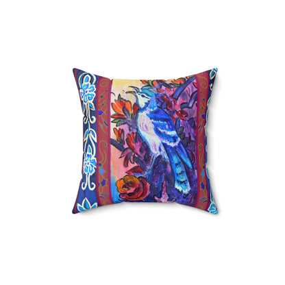 Decorative Pillow: "Columbina with Roses"
