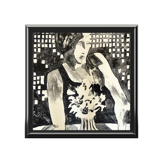 Jewelry and Keepsake Box "Night Out in Black and White"