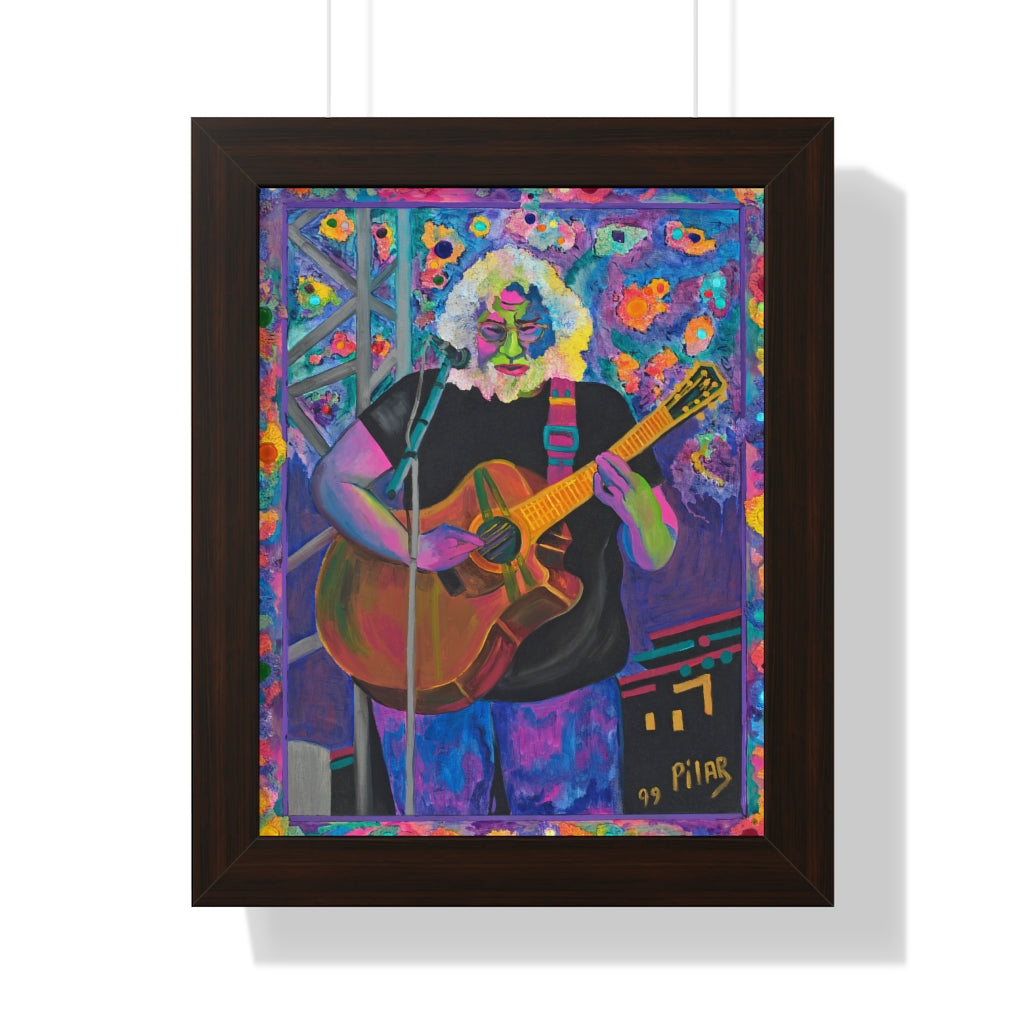 Framed Poster-"Jerry Among The Stars"