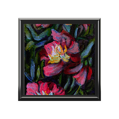 Jewelry and Keepsake Box "Flores Brillantes"