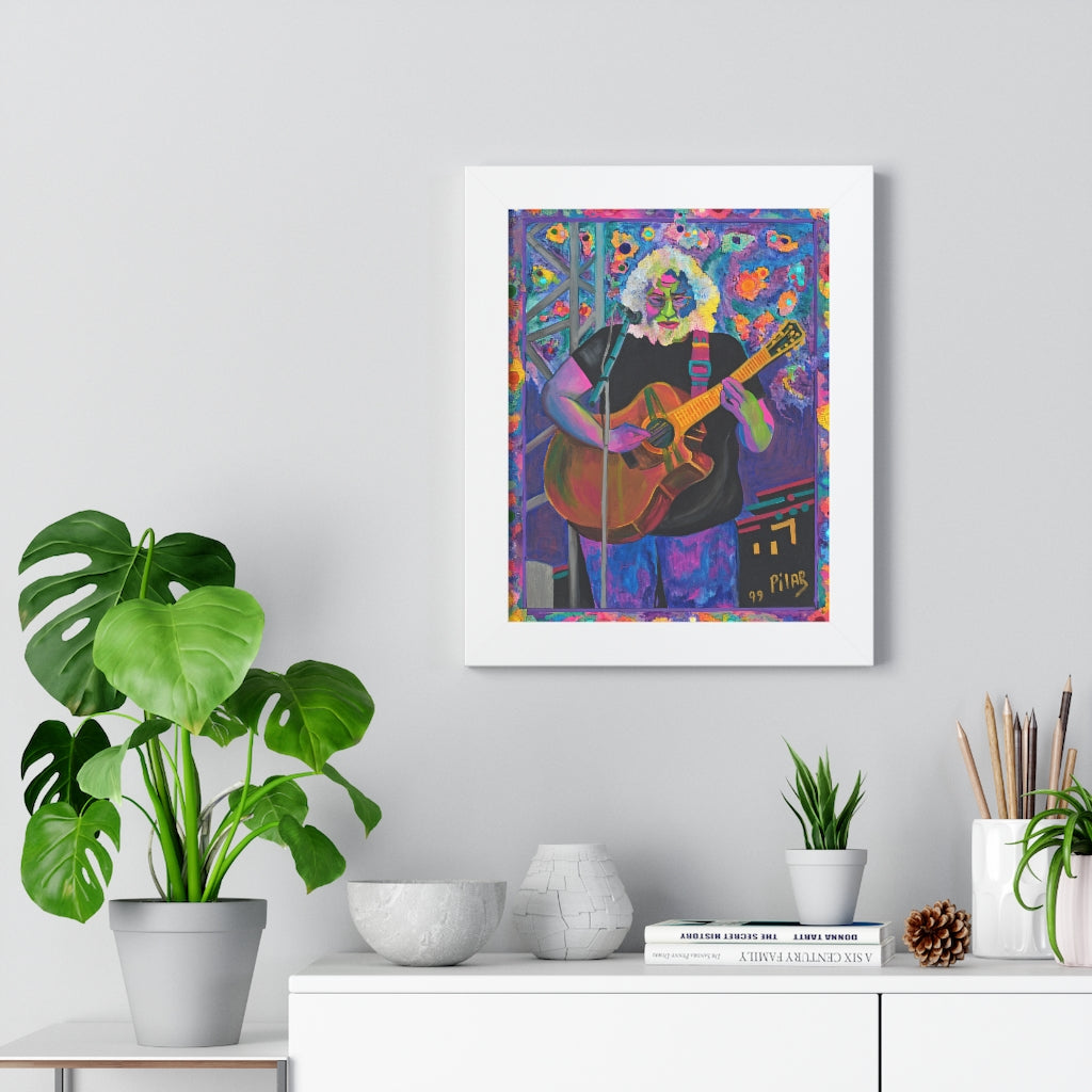 Framed Poster-"Jerry Among The Stars"