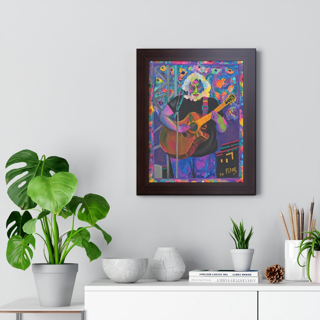 Framed Poster-"Jerry Among The Stars"