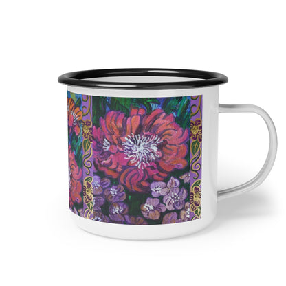 Enamel Camp Cup "The Garden"