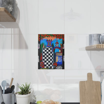 Ceramic Art Tile - Barcelona Fantasy
