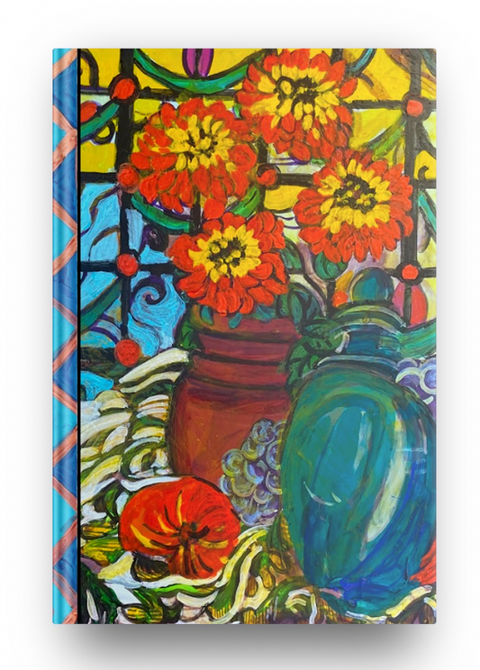 Case-bound Journal, "Kitchen Zinneas"