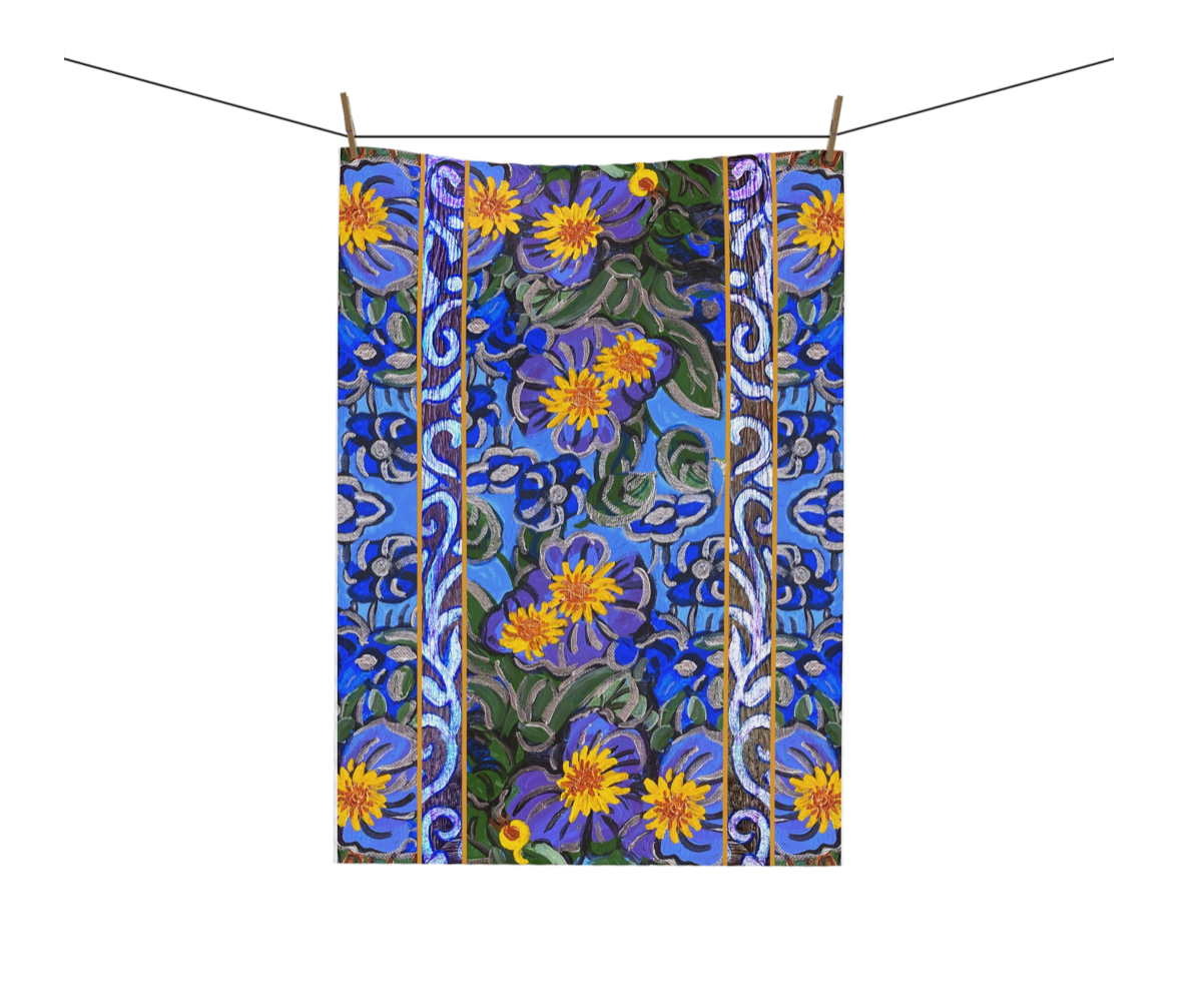 Cotton Tea Towel - Morning Glories - SOLD OUT!