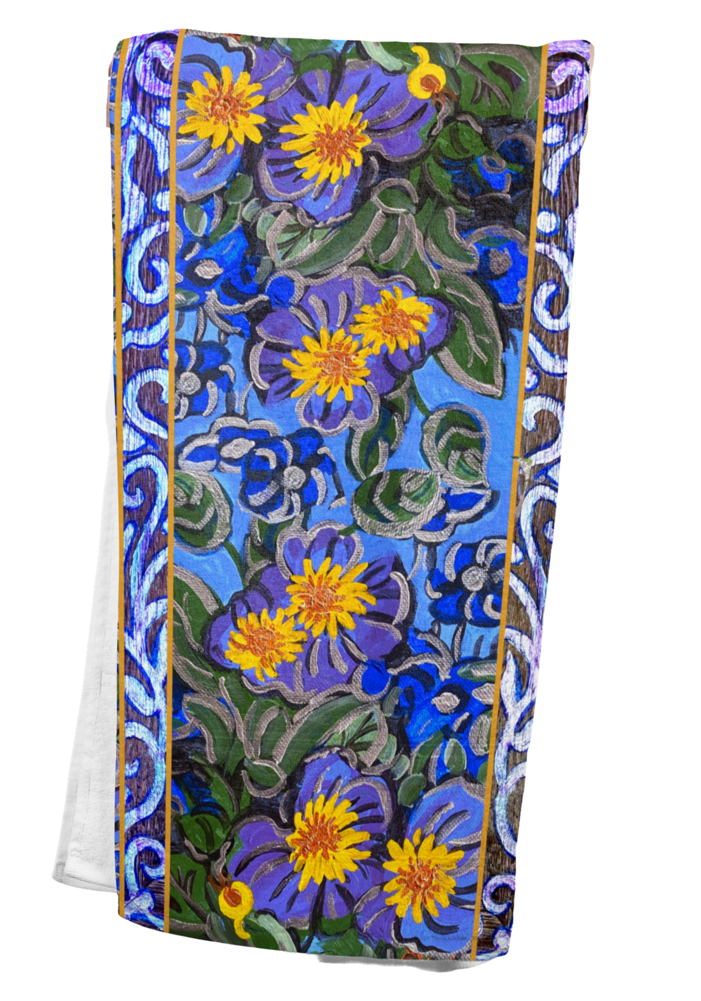 Cotton Tea Towel - Morning Glories - SOLD OUT!