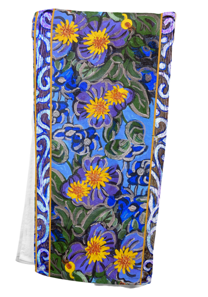 Cotton Tea Towel - Morning Glories - SOLD OUT!