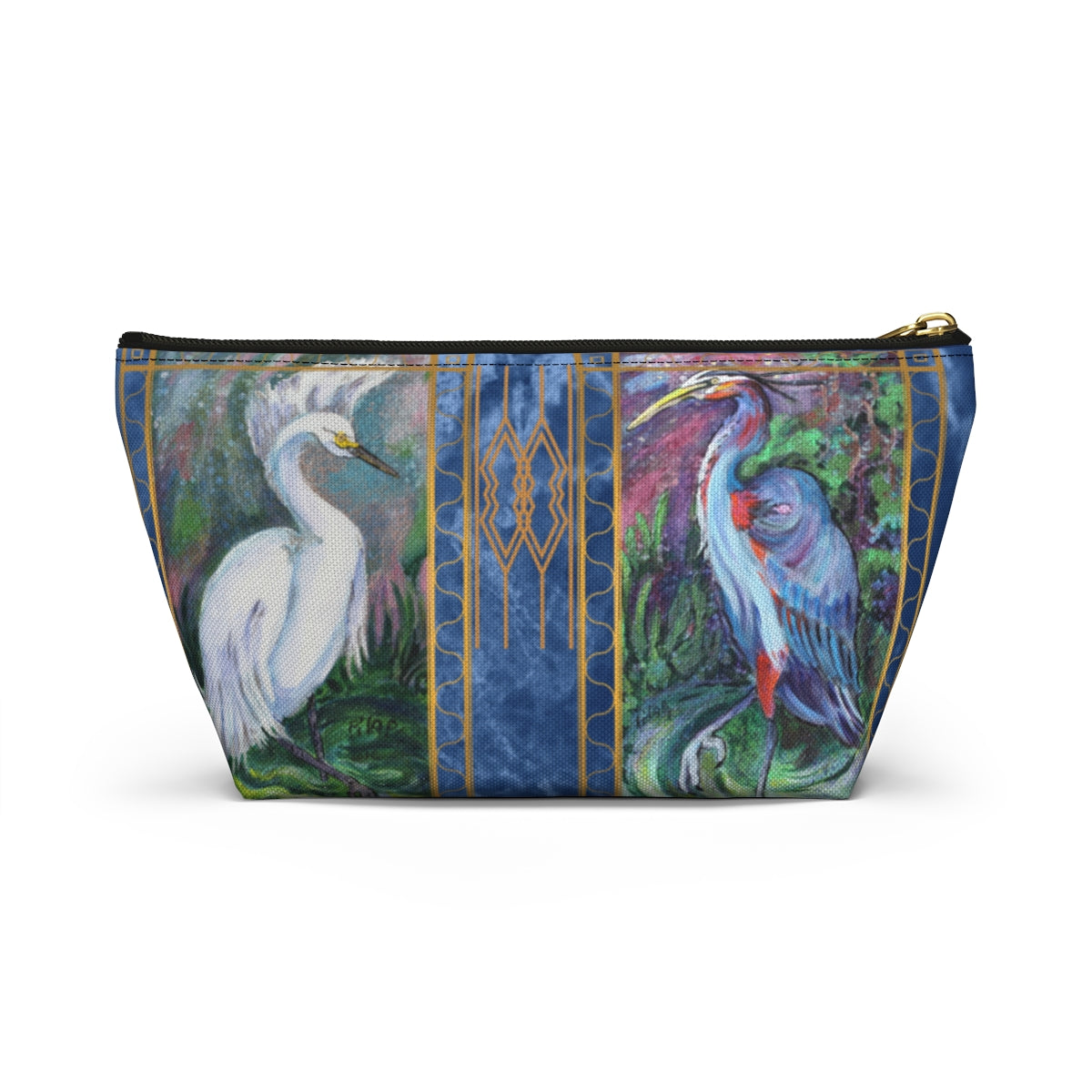 Perfect Pouch "Two Herons"