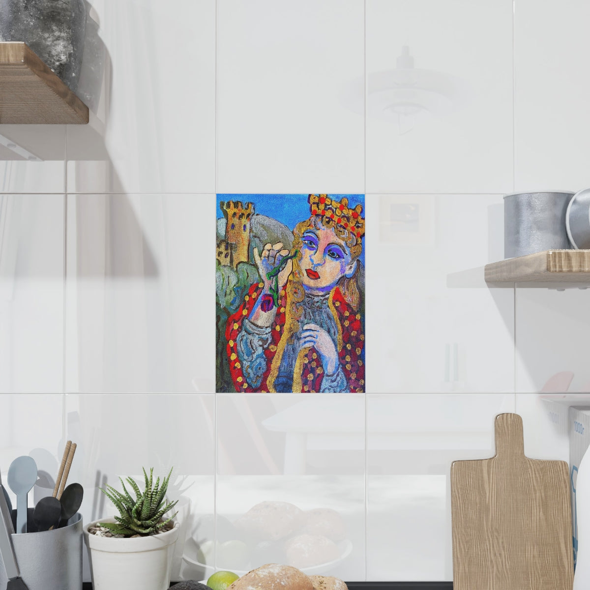 Ceramic Art Tile - Isabel