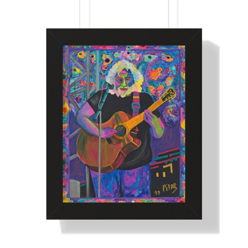 Framed Poster-"Jerry Among The Stars"