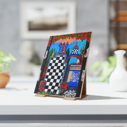 Ceramic Art Tile - Barcelona Fantasy