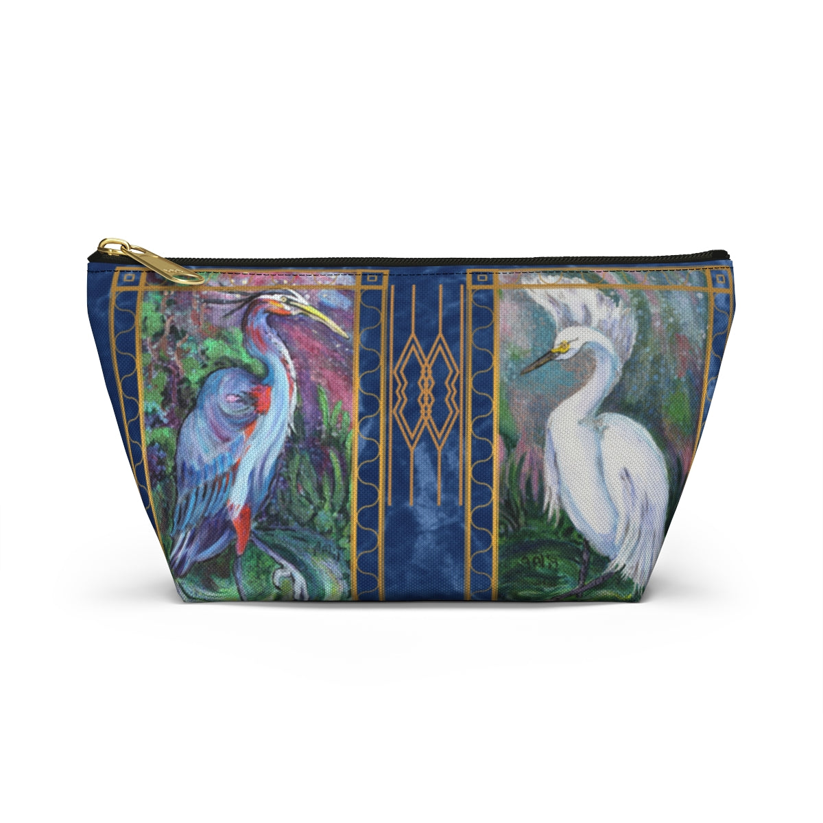 Perfect Pouch "Two Herons"