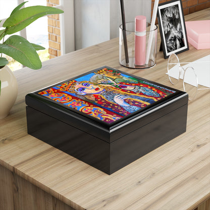 Jewelry and Keepsake Box - Isabel (from Comedia dell'arte series)